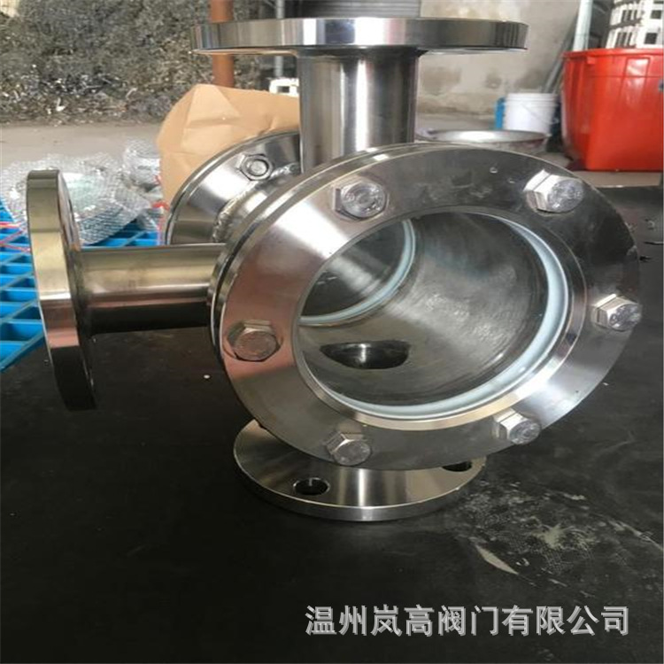 现货供应 法兰连接 不锈钢材质 HGS07-115 三通视镜 DN100