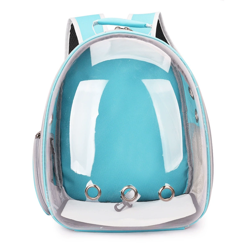 Handheld space backpack, transparent dome design, portable 0.98 kg