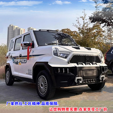 厂家供应可配太阳能板客运家用代步四轮全封闭微型汽车成人电动车