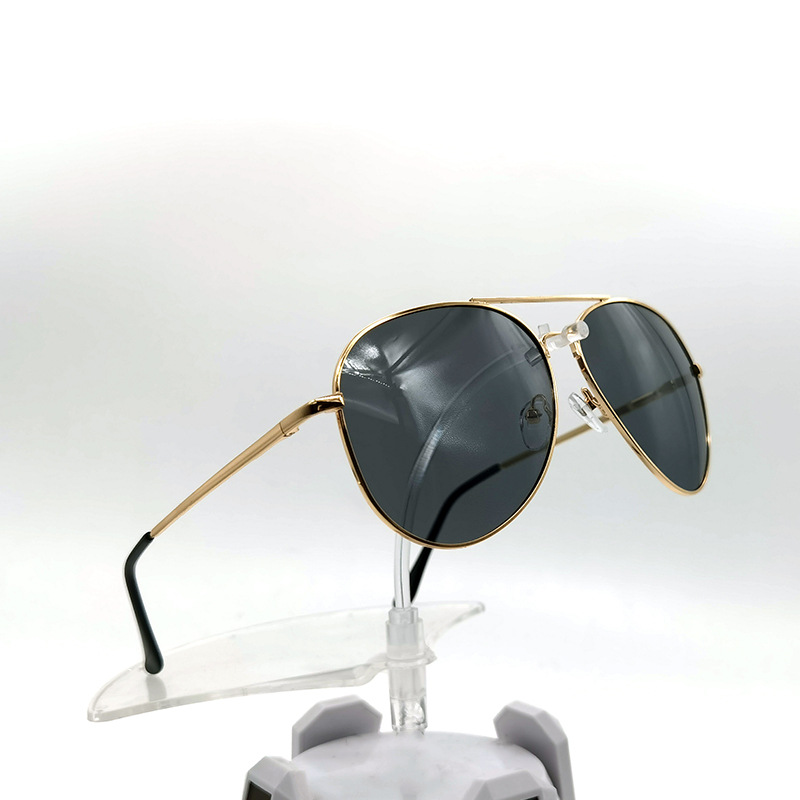 Silver frame black and gray piece