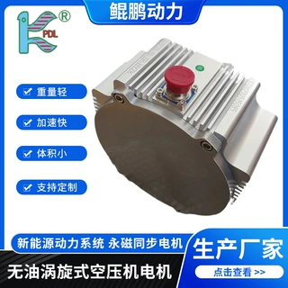 城市公交车用永磁同步电动机公交车用无油涡旋式空压机电机定制