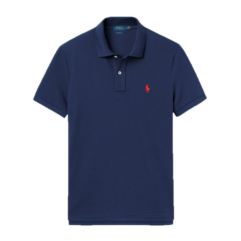 Поло-футболка Ralph Lauren, короткий рукав, вышитый логотип «пони», летняя