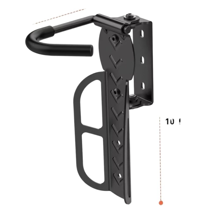 Gancho de pared de bicicleta móvil ángulo ajustable rack coche montaje en pared bicicleta de montaña bicicleta de carretera soporte de exhibición