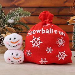 クロスボーダーホットセールクリスマスぬいぐるみ雪だるま雪玉10個パッククリスマスイブ雪合戦雪玉ショッピングモールウィンドウ装飾