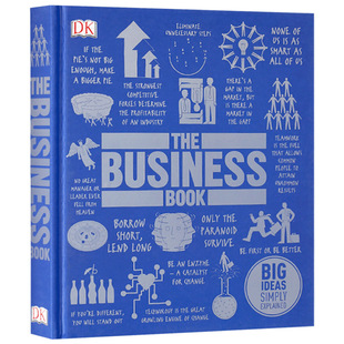 The Business Book DK Business encyclopedia English original middle-class white collar standing management graphic Book