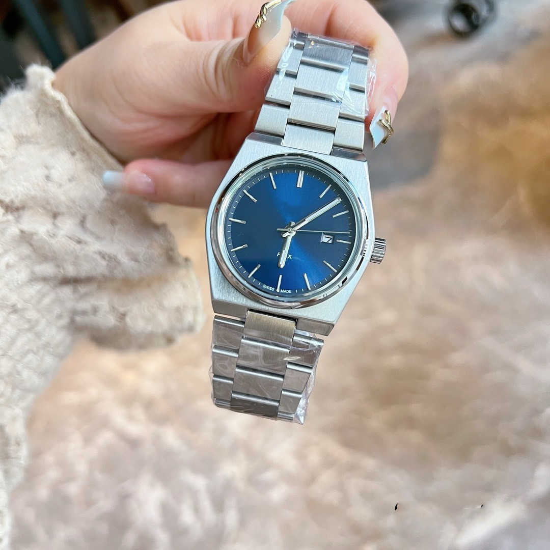 New Tianjia three-pin quartz movement steel belt super calendar PRX player series men's watch manufacturers wholesale