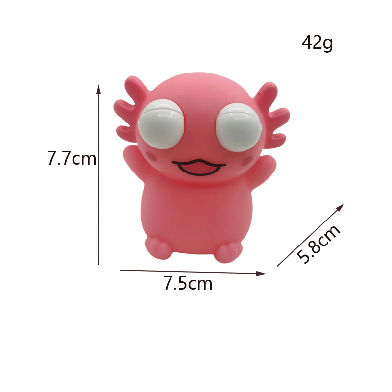 눈을 가늘게 뜨고 있는 샐러맨더 [핑크]