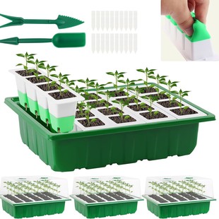 Foreign trade hot selling factory private mold 20 holes hot selling silicone seedling basin 2 sets/4 set seedling basin seedling set