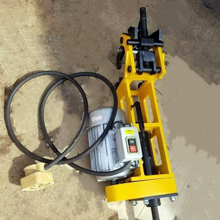 成德 道岔钻  铁路用空心钻孔机 便携铁轨维修打孔机