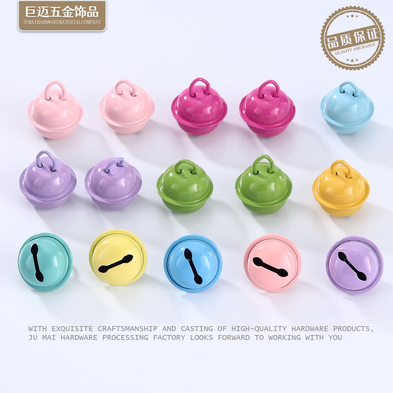 18mm Candy Color Paint Small Bell DIY Metal Pet Accessories Keychain Accessories Handmade Pendant 18mm Candy Color Paint Small Bell DIY Metal Pet Accessories Keychain Accessories Handmade Pendant