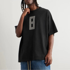 FOG CRAZY ESSENTIALS小衆主線潮牌アメリカ純綿ゆるい男女カップル半袖tシャツ