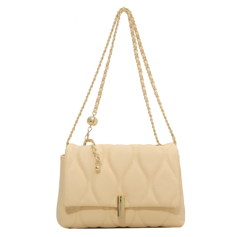 Bolso de moda de estilo occidental para mujer 2025 nuevo bolso cuadrado pequeño de moda de todo fósforo bolso de mensajero de un solo hombro con cadena de ocio de alta gama