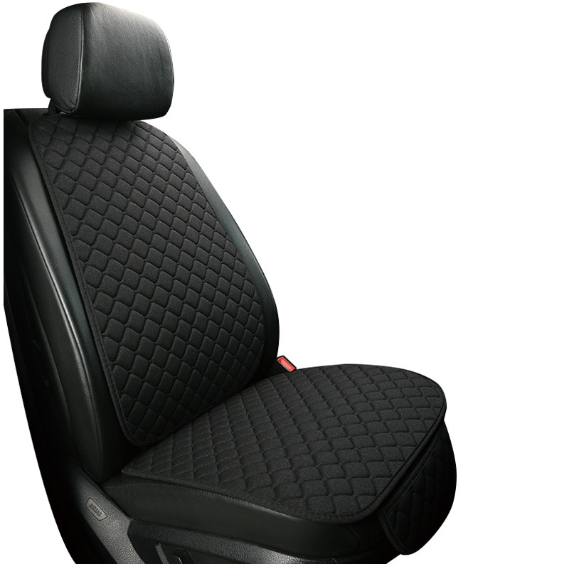 Cojín de asiento de automóvil lino cojín de asiento de automóvil lino cubierta de asiento de automóvil tres piezas cojín de asiento cojín de automóvil exportación ventas calientes