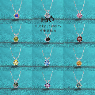 Sterling Silver Necklace, Accessible Luxury and High-End Sense, Wholesale Spot, Cross-Border Direct Supply, Clavicle Chain, S925 Silver Moissanite Diamond Silver Jewelry