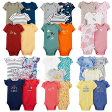 Children's clothing infant short-sleeved triangular pajamas