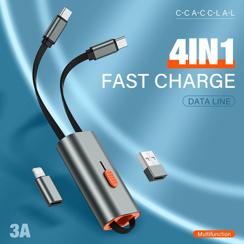 Fast charging 60W mobile phone charging line typec adapter otg adapter manufacturers cross-border portable storage data cable