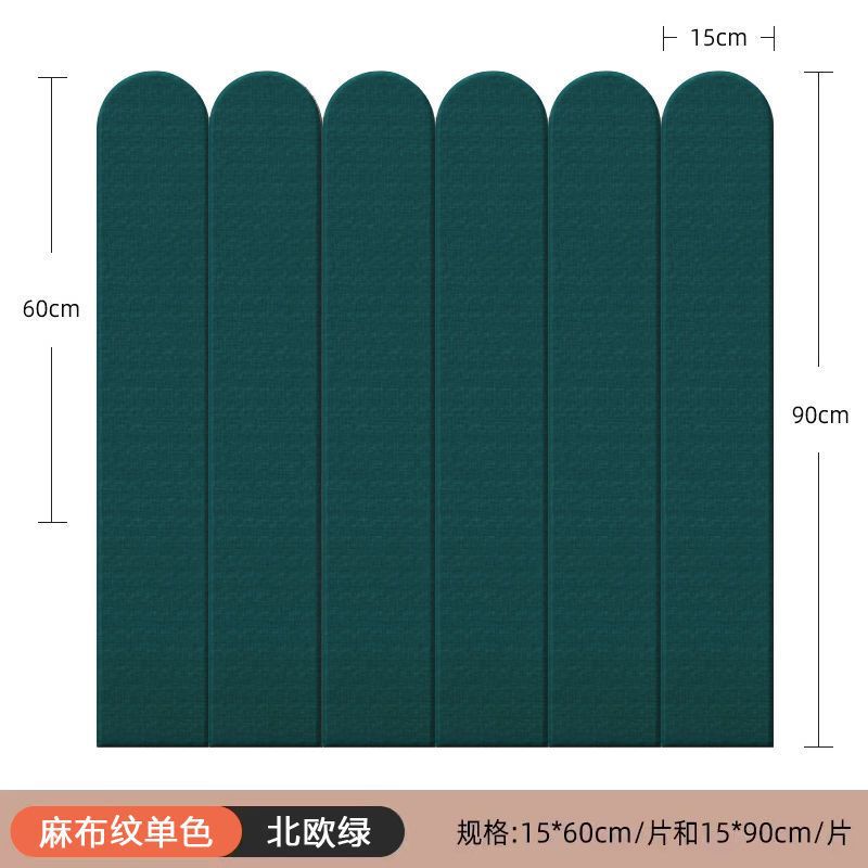 墙围墙裙自粘软包3d立体防撞墙贴儿童房防磕碰床围贴墙面翻新遮丑|undefined