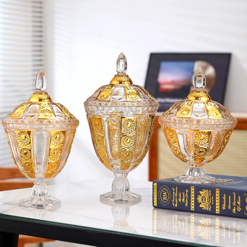 Glass storage system solar-powered, accessory, box, European style, light luxury style