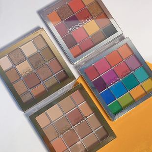 Misslara16 color eye shadow fog fine flash metal luster beginner iridescent eye shadow plate factory outlet