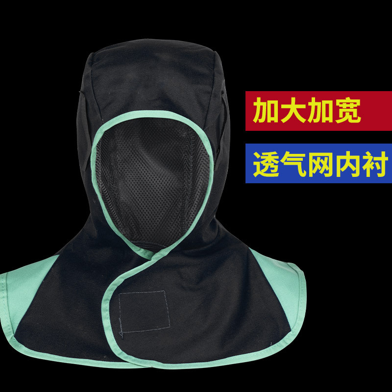 Soldadura ignífugo sombrero a prueba de polvo chale pulido anti-splash sombrero soldador chale a prueba de quemaduras fábrica al por mayor