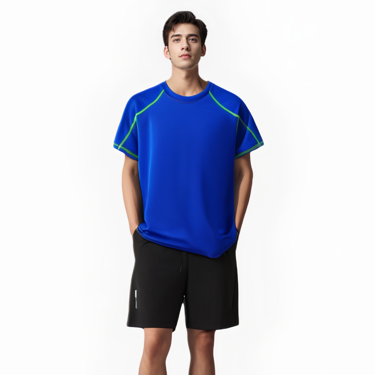 Men's and Women's Short-Sleeved T-Shirts Summer Outdoor Sports Quick-Drying Breathable Ultra-Thin Large Size 8XL Round Neck Running Tops