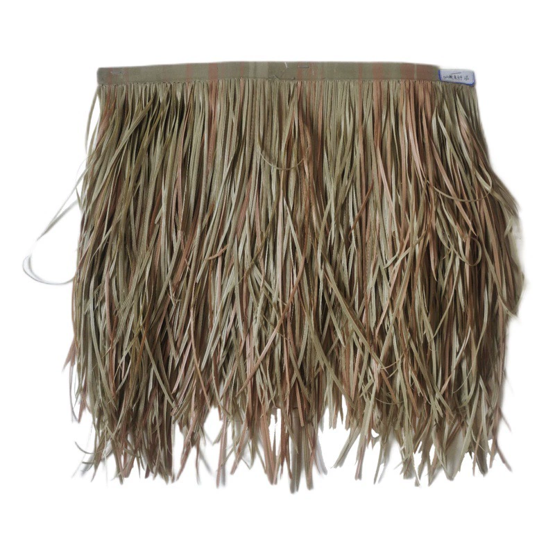 Искусственная соломенная кровля из термоплавкого полиэтилена с огнезащитными свойствами для туристических объектов, ландшафтного дизайна, курортов, павильонов в народном стиле, декоративных целей и использования на открытом воздухе.