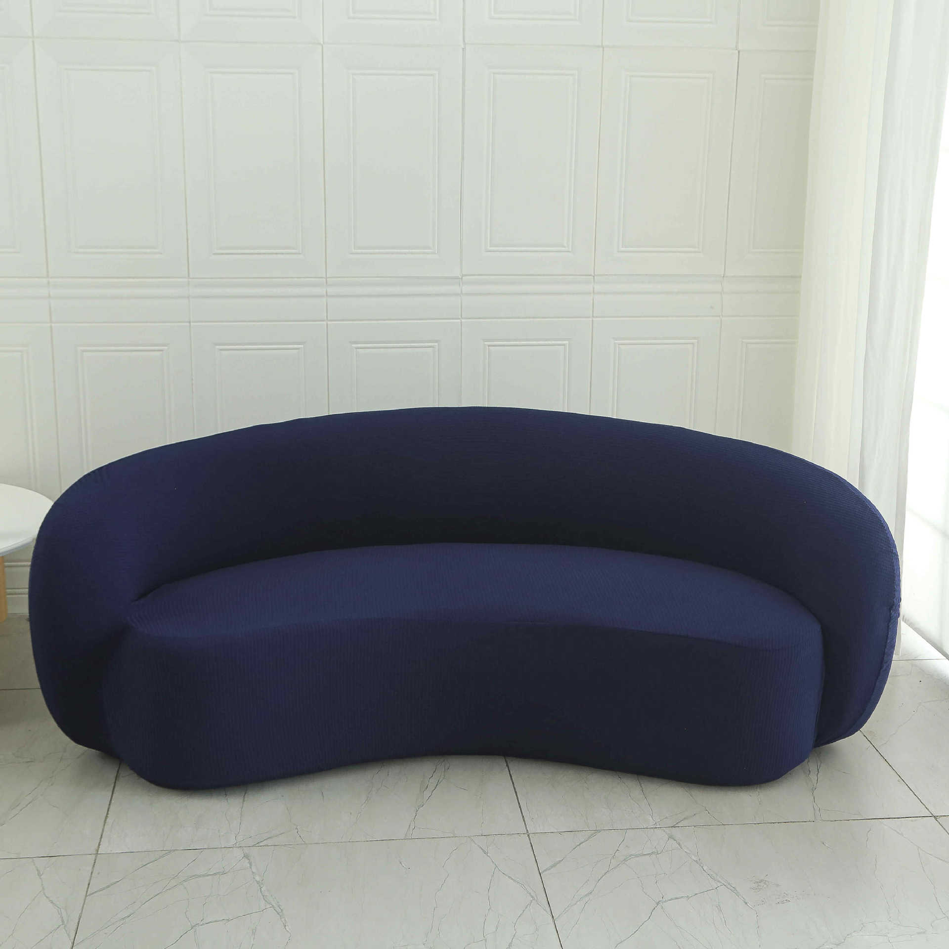 Cubierta de sofá y silla Cubierta de sofá de balcón de dormitorio individual de lana de cordero perezoso Cubierta de silla de sala de estar sencilla y cómoda