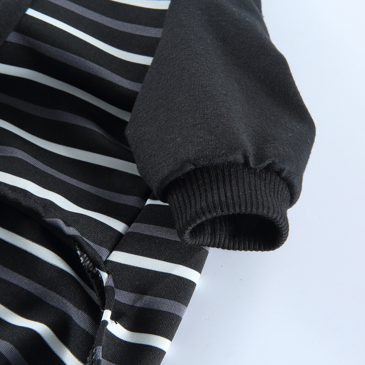 Striped Dog Four Legged Clothing Comfortable Breathable Easy To Wear Prevents Shedding For Home Use Pet Products Dog Clothing & Shoes_voghion.com