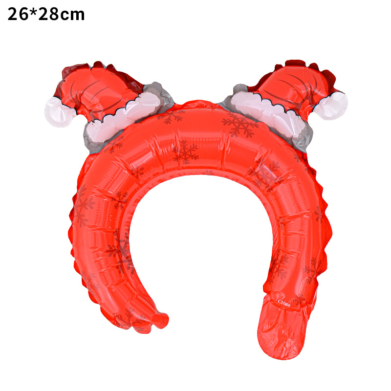 Globos inflables con forma de diadema para niños, famosos en Internet, regalos promocionales para escanear códigos QR, animales de dibujos animados, globos de aluminio para el Día Nacional
