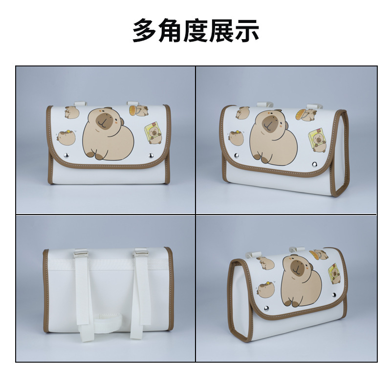 Cross-Border Hot-Selling Electric Vehicle Front Waterproof Bag Motorcycle Bicycle Universal Large-Capacity Storage Bag