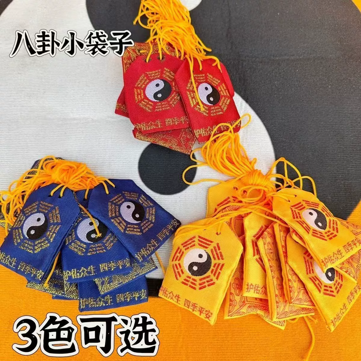 Производитель поставляет счастливые пакеты, пакетики, 5× 7cm пустых пакетов, двусторонние тканевые пакеты с вышивкой.