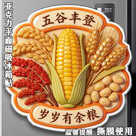 五谷丰登家庭创意文创冰箱贴/来图定制/所有图都可制作成冰箱贴