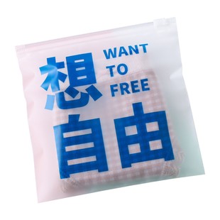 Cartoon Eva Frosted Zipper Bag Cute Jewelry Stationery Storage Bag Transparent Ins Underwear Plastic Zipper Bag