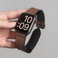 Huawei FIT3/4watch 時計ストラップシリコンレザークレイジーホースパターンつや消し磁気バックル Huawei フィット時計ストラップに適しています