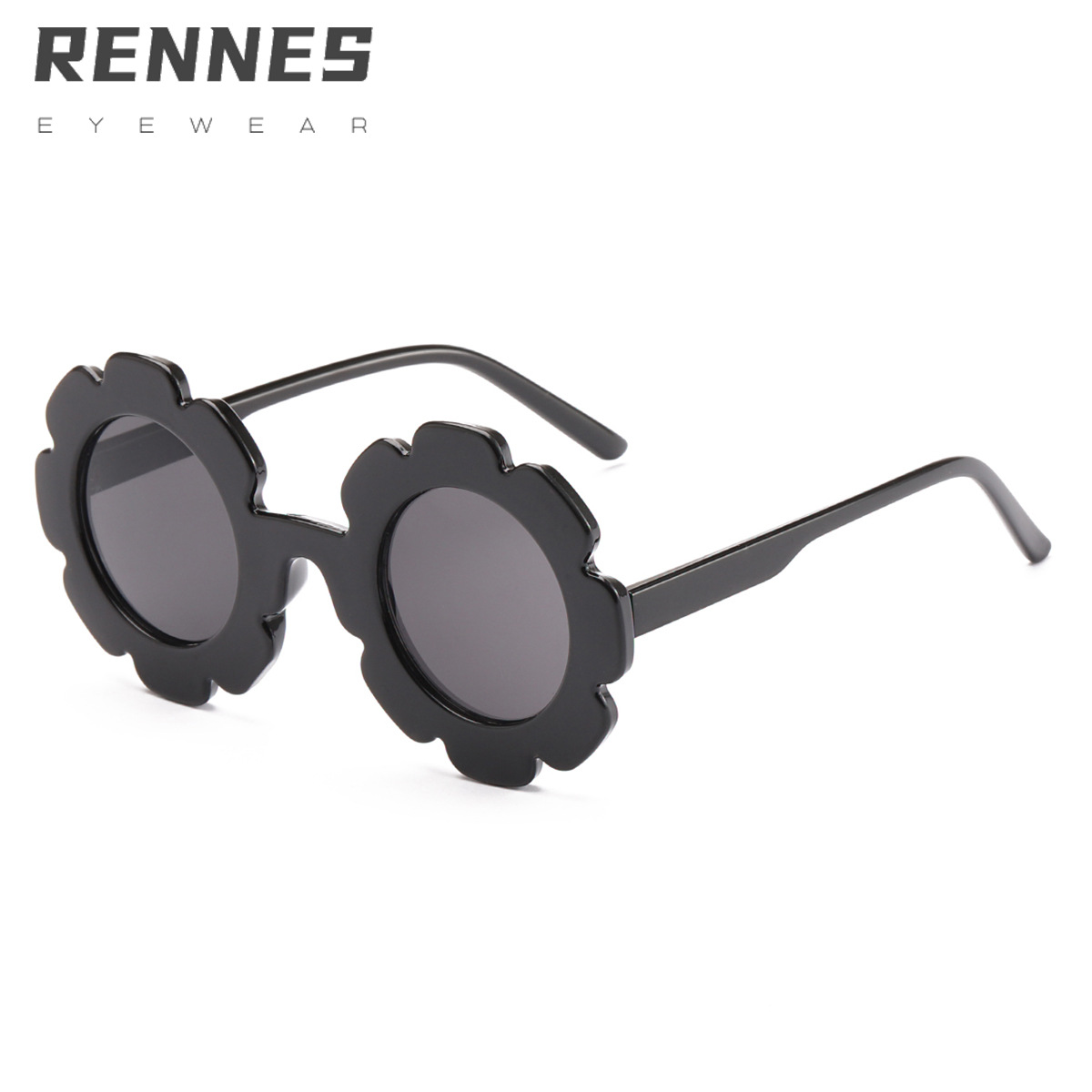 2021 nueva moda girasol gafas de sol para niños y niñas bebé lindo niños bisagra de metal gafas de sol 6311