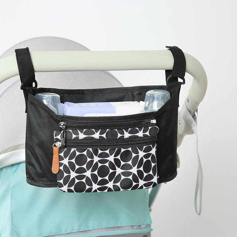 Baby carriage bag storage bag, stroller bag, mom's bag, storage pouch, baby stroller bag, universal storage basket and frame