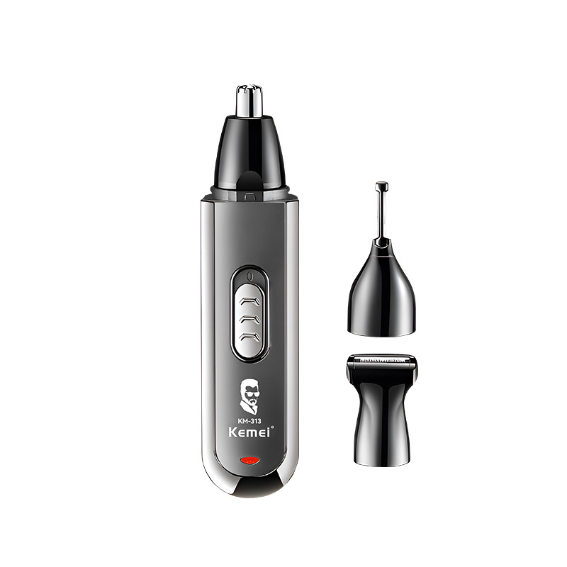 Kemei transfronteriza eléctrica ceja trimmer multi-funcional de tres en uno pequeño portátil nariz pelo limpiador trimmer