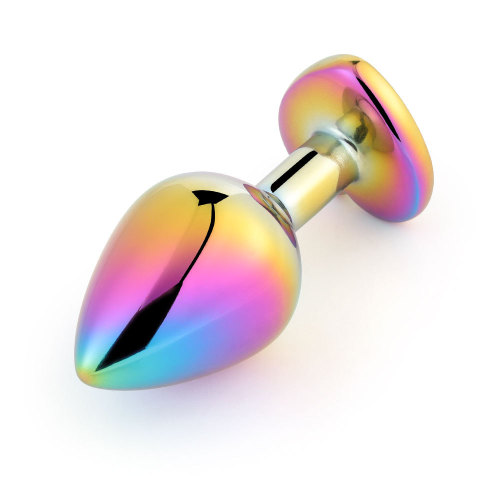 Back yard colorful heart-shaped SM metal anal plug set sex toy anal plug adult back yard anal expansion supplies on behalf of