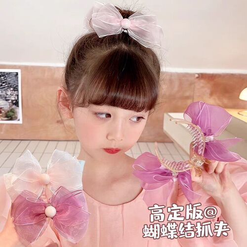 Children's hairpins, ball head grabbers, hair clips, ponytail clips, little girls' hairpins, hairpins, bow hair accessories