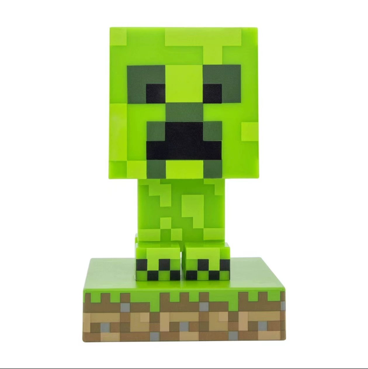 Ночник-лягушка (Minecraft) Fox Lamp и мини-фигурки — батарейка LED, декоративный, 14×8×10 см