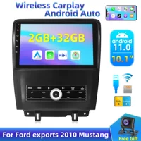 Подходит для Ford Mustang 10 с центральным управлением, большим экраном, автомобиль Carplay, Android-навигация, центральное управление, универсальное устройство