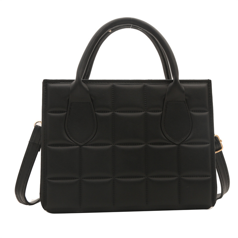 2024 nueva bolsa de mensajero de hombro pequeña bolsa cuadrada para mujeres Bolso de color sólido de estilo coreano de moda de este año para mujeres