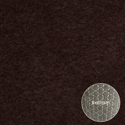 Universal Foot Pad Wool Carpet Mat, Two-Layer Roll Material - dark-coffee-dot-silicone-bottom-155m-wide-please-order-by-meter-orders-for-non-full-rolls-will-not-be-accepted