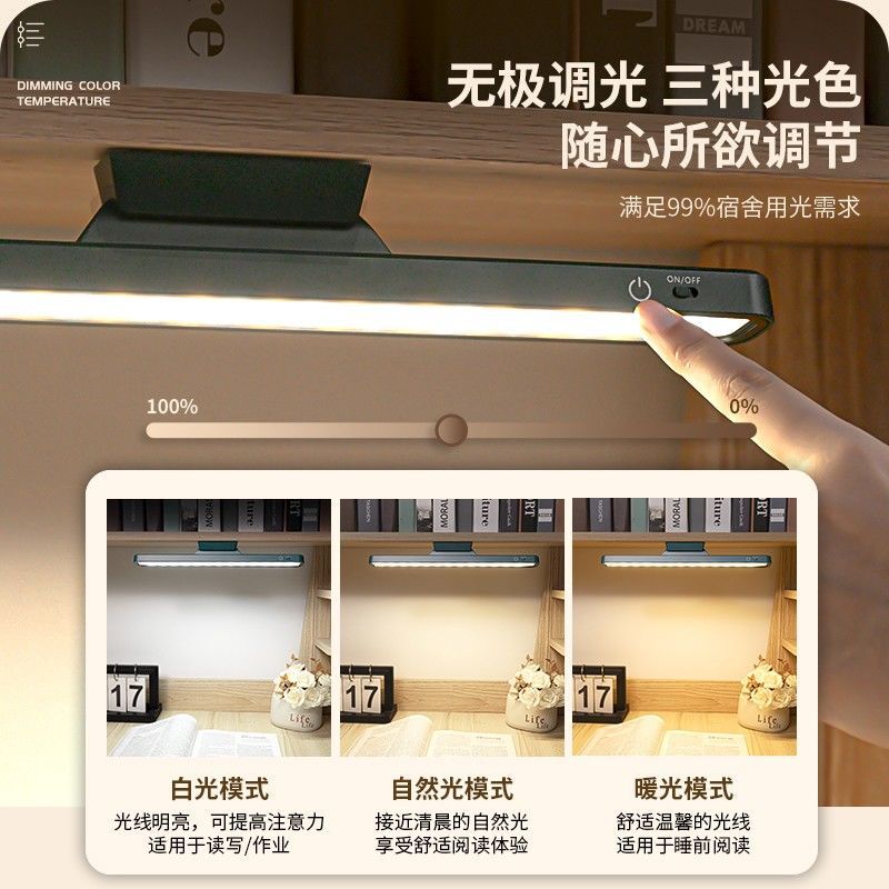 充電式壁ランプの部屋の寝室のベッドのヘッドライトは目を保護して読みます。|undefined