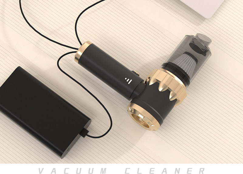 Car Vacuum Cleaner Suction and Blowing Integrated Multi-Function Window Breaker with Seat Belt Cutter Large Suction Brushless Vacuum Cleaner