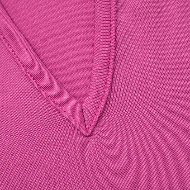 Women Clothing Sexy Swing Collar Sexy Tight Long Sleeve Romper