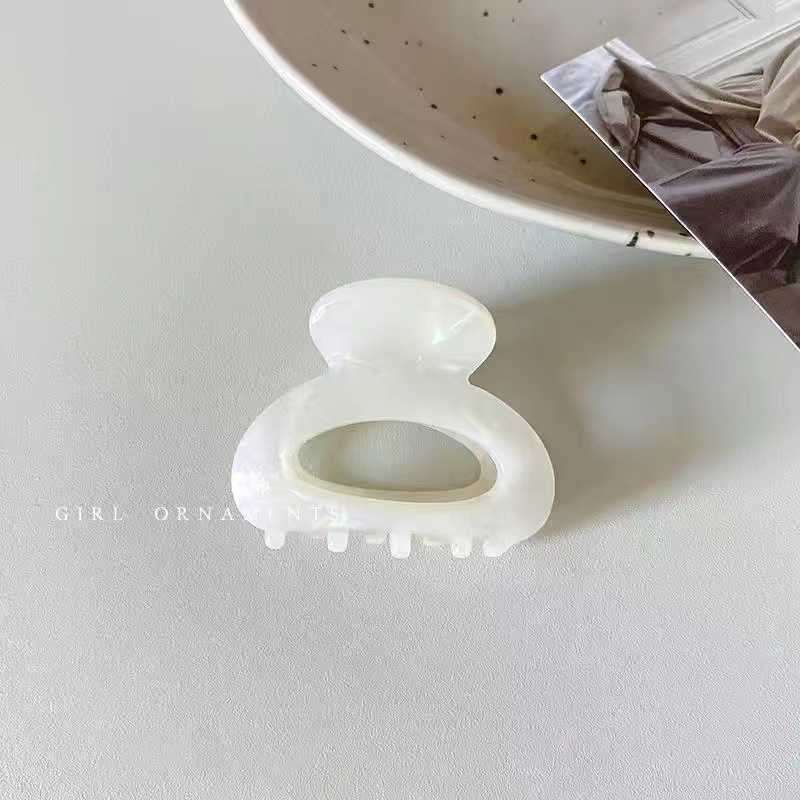 4.5cm 중공 타원형 흰색