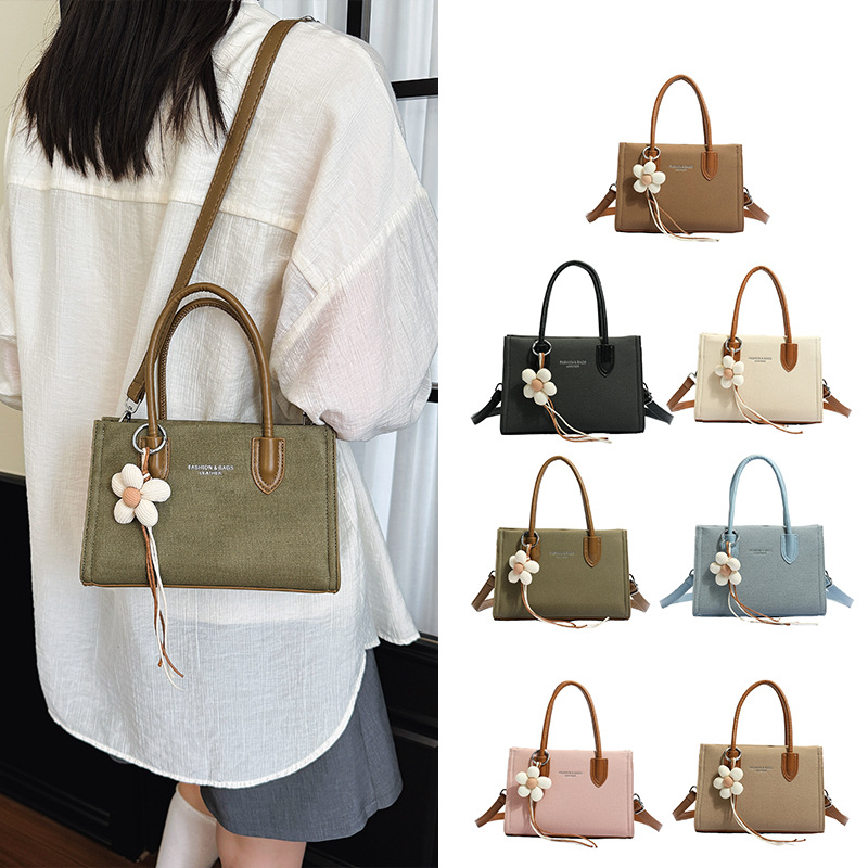 Cross-border best-selling handbag 2026 summer new Korean-style small square bag for women, commuter crossbody bag, light luxury stylish women's bag