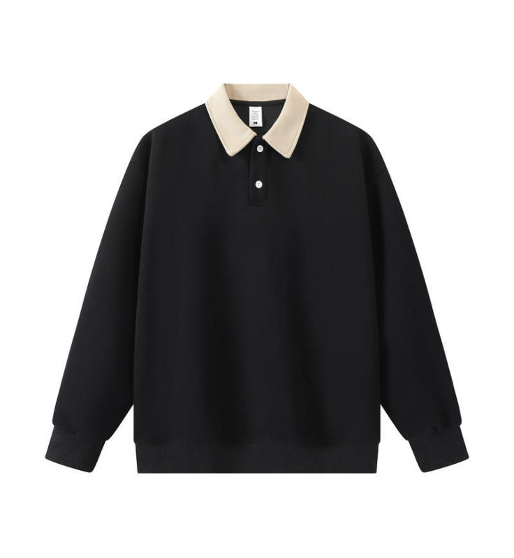翻领卫衣定制印字logo文化衫学生班服长袖polo幼师工作服培训机构|undefined