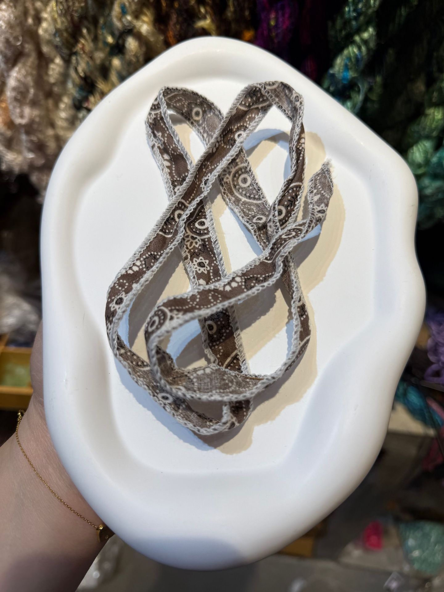 캐슈플라워-다크브라운